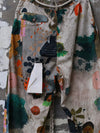 ARCHIVIO J.M.Ribot hand-painted graffiti dyed shirt/pants Italy AJM-AWPA20/MMG*-COLORED PRINT pants (W27-/MMG)